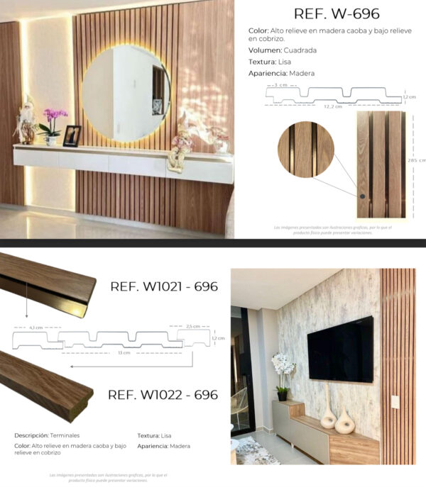WallPanel Roble Vintage REF W-696