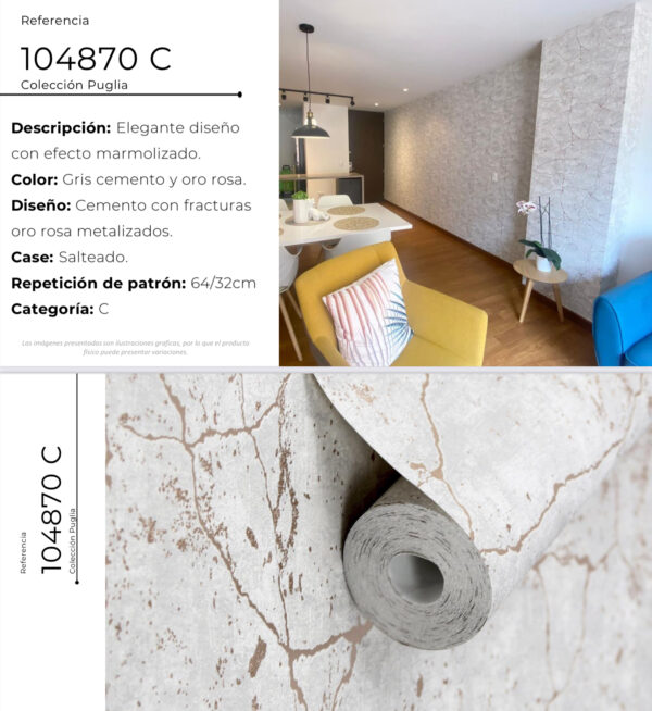 Papel de Colgadura REF 104870 C