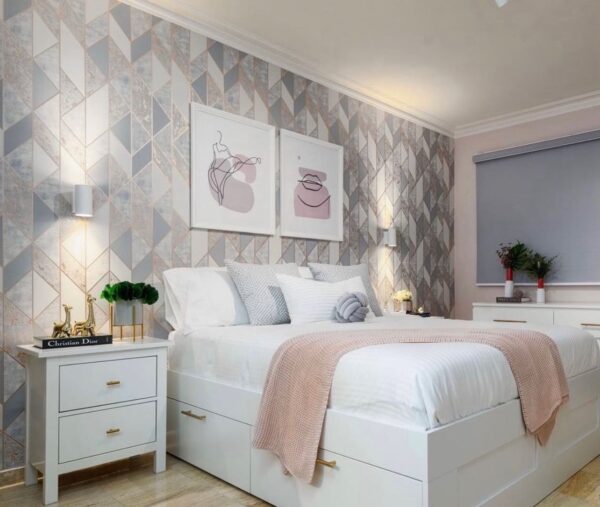 Papel de colgadura en habitaciones