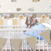 papel de colgadura infantil,papel de colgadura para bebé,cenefa infantil decorativa,papel tapiz infantil animales,decoración habitación bebé safari,papel de colgadura niños tonos suaves,papel decorativo infantil premium