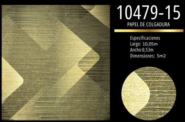papel de colgadura geométrico dorado,papel de colgadura champagne metálico,papel tapiz moderno dorado,papel de colgadura elegante para interiores,papel de colgadura diseño geométrico,papel decorativo dorado premium,papel de colgadura para salas modernas