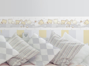cenefa infantil “buenas noches amigos animalitos” beige – dulzura y calma para bebés | ref. 590 3 cenefa infantil “buenas noches amigos animalitos” beige – dulzura y calma para bebés | ref. 590 3