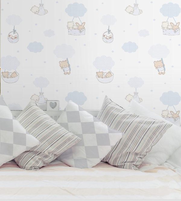 papel de colgadura infantil “aventura en las nubes” – sueños y fantasía para bebés | ref. 580 1 papel de colgadura infantil “aventura en las nubes” – sueños y fantasía para bebés | ref. 580 1