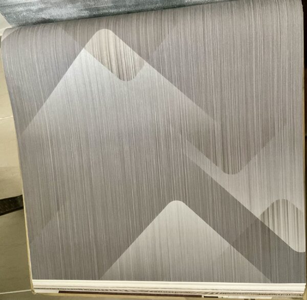 papel de colgadura geométrico gris moderno | diseño abstracto con líneas verticales | ref 10479 47