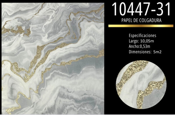 papel de colgadura textura marmoleada con detalles dorados premium | elegancia y diseño exclusivo | ref 10447 31 papel de colgadura textura marmoleada con detalles dorados premium | elegancia y diseño exclusivo | ref 10447 31