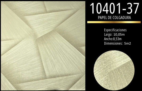 papel de colgadura geométrico plata champagne moderno | diseño 3d elegante | ref 10401 37