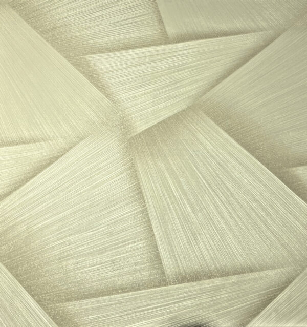 papel de colgadura geométrico plata champagne moderno | diseño 3d elegante | ref 10401 37