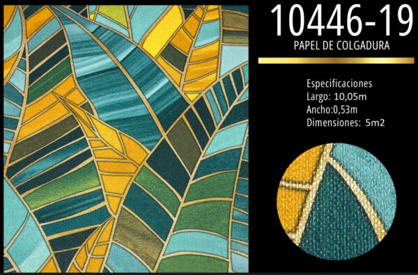 papel de colgadura textura abstracta multicolor con detalles dorados premium | elegancia y estilo artístico | ref 10446 19 papel de colgadura textura abstracta multicolor con detalles dorados premium | elegancia y estilo artístico | ref 10446 19