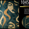 papel de colgadura diseño artístico rostros abstractos premium | elegancia y estilo vanguardista | ref 10458 19