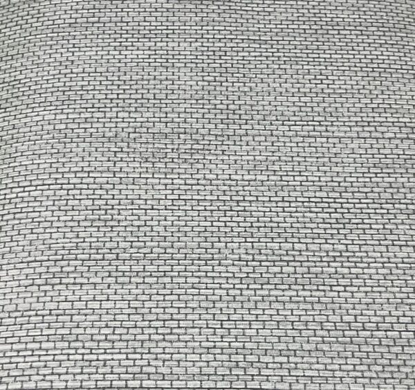 papel de colgadura textura ladrillo curvo gris | estilo urbano y moderno | ref 6309 10