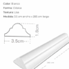 moldura decorativa clásica blanca m88 w | perfil elegante para paredes | 3.5 cm x 285 cm